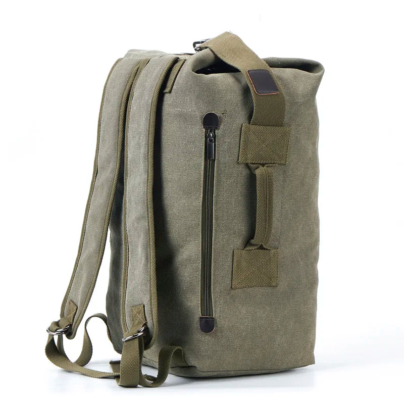DIDA BEAR Large Capacity Canvas Bucket Rucksack