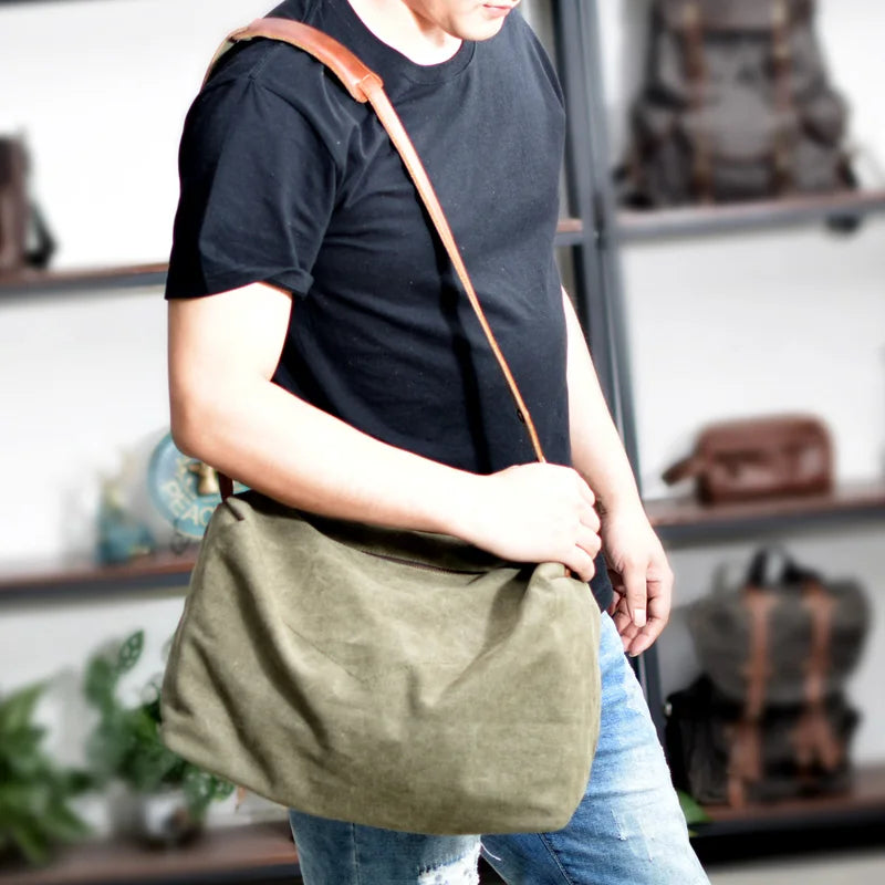 Melody Maker Music of the Tide Classic Travel Style Canvas Shoulder Messenger Bag