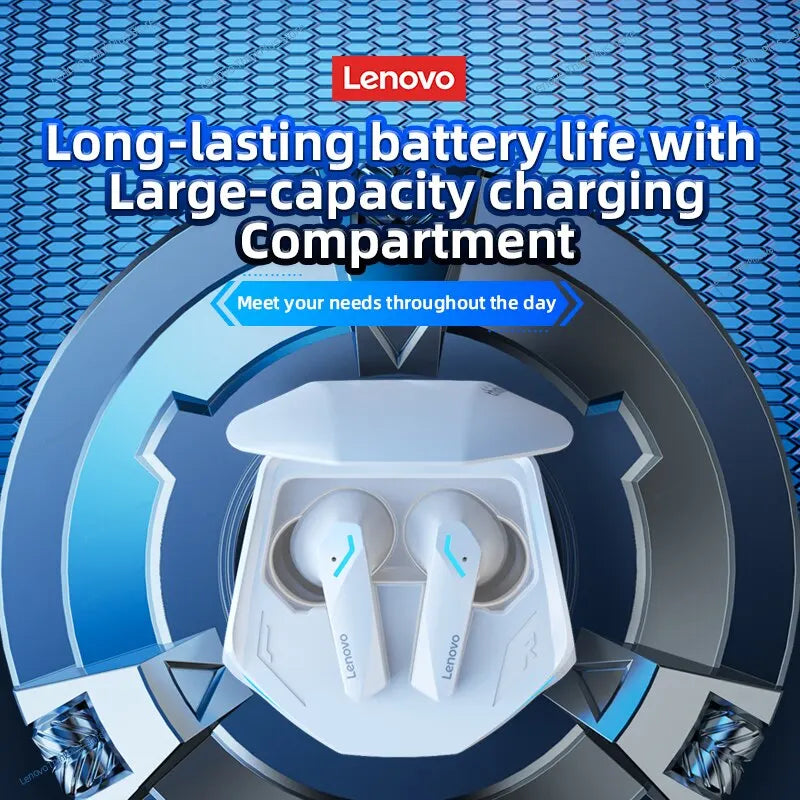 Lenovo GM2 Pro Bluetooth 5.3 Wireless In-Ear Gaming Low Latency Dual Mode Earbuds
