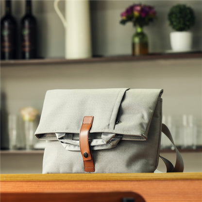 Convertible 2-Way Fold-Over Minimalist Design Tote Shoulder Sling Bag