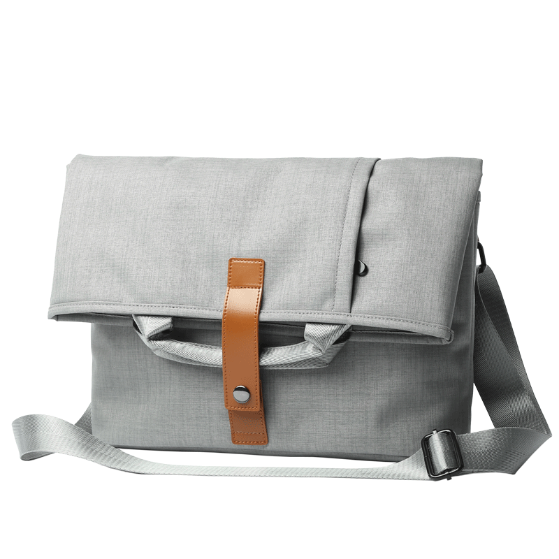 Convertible 2-Way Fold-Over Minimalist Design Tote Shoulder Sling Bag
