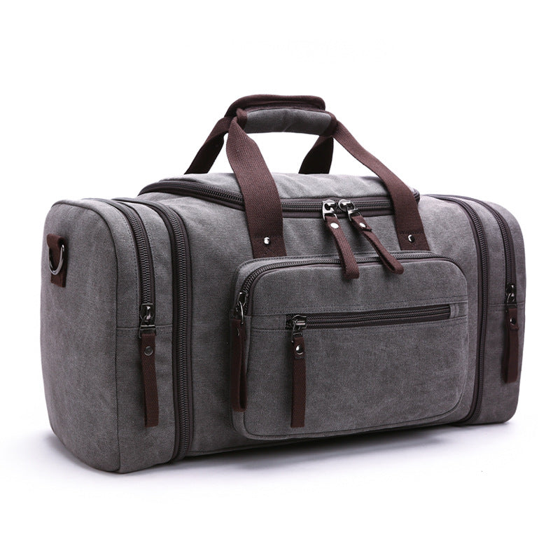 Timeless Classic Durable Expandable Canvas Duffel Carry-On Bag