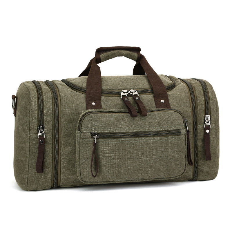Timeless Classic Durable Expandable Canvas Duffel Carry-On Bag