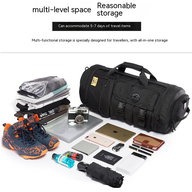 KAKA Large Capacity 4-Way Travel Backpack Shoulder Bag