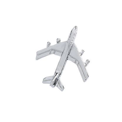 Captain-Style Airplane Lapel Pin Fashion Brooch