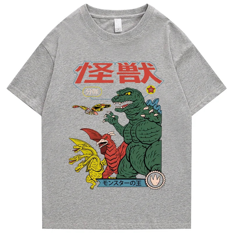 Harajuku-Style Casual 100% Cotton Hip Hop T-Shirt