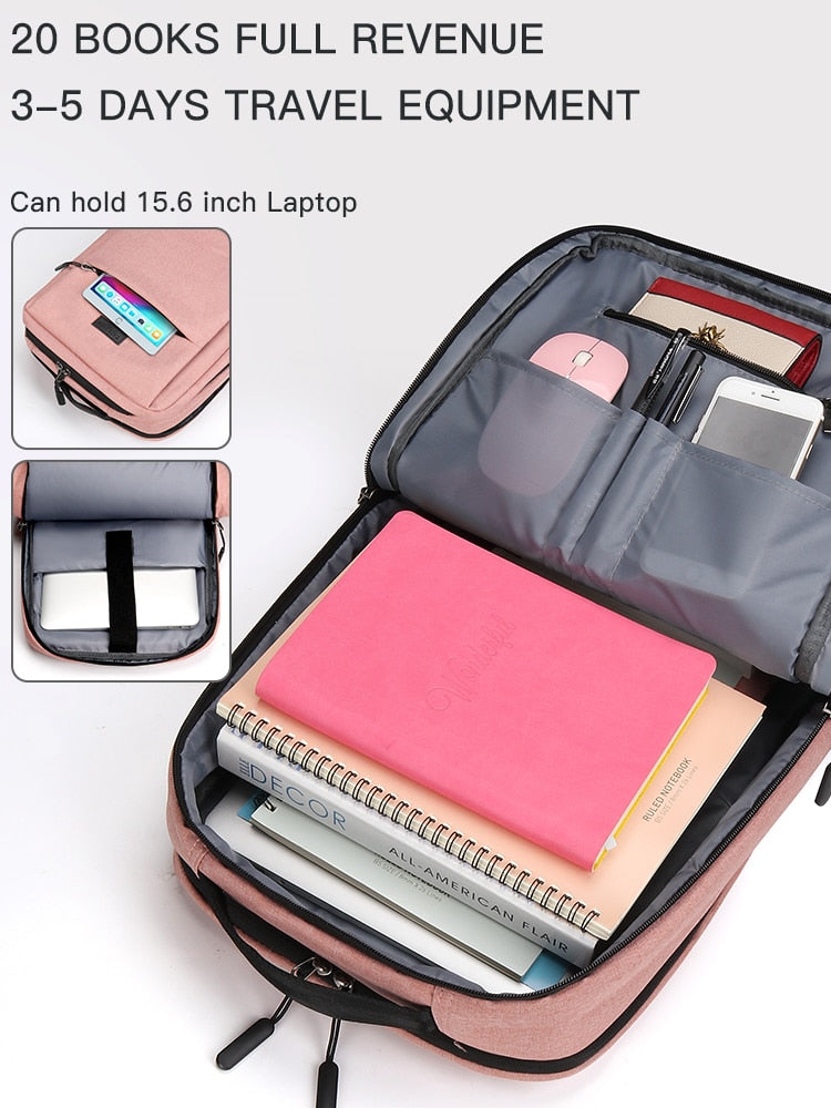 TAIKESEN Canvas USB Laptop Backpack