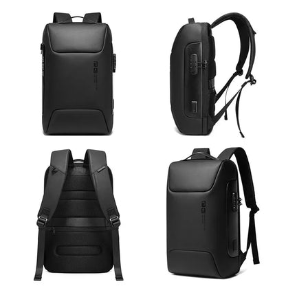 BANGE Anti-Theft Multifunctional Waterproof Business Laptop Backpack