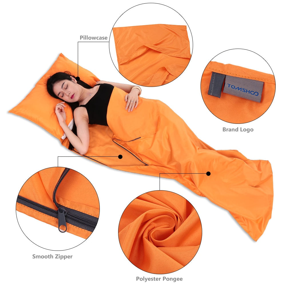 TOMSHOO Portable Sleeping Bag Liner