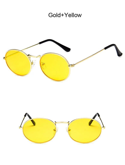 Elevated Style Oval Mirror Luxury Designer UV400 Sleek Modern Sunglasses