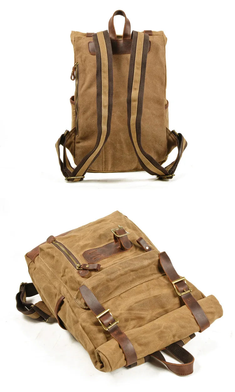 American Knight Breathable Canvas Durable Adventure Backpack