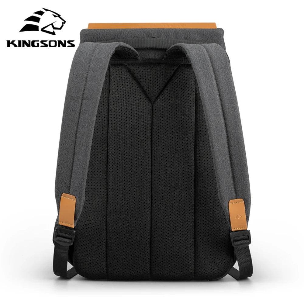 Kingsons Anti-Theft 180° USB-Charging 15.6-inch Laptop Backpack