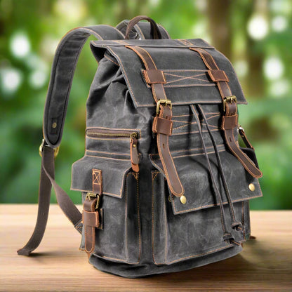 Vintage Voyager Top Luxury Distinctive Versatile Organized Travel Backpack