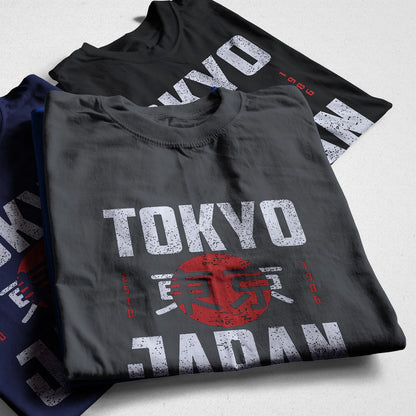 100% Cotton Tokyo Japan Print Casual T-Shirt