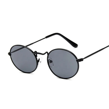 Elevated Style Oval Mirror Luxury Designer UV400 Sleek Modern Sunglasses