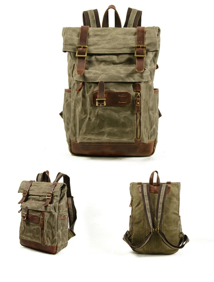 American Knight Breathable Canvas Durable Adventure Backpack