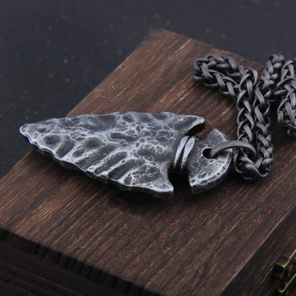 "Helm of Awe" Viking Spear Pendant Necklace with Gift Box
