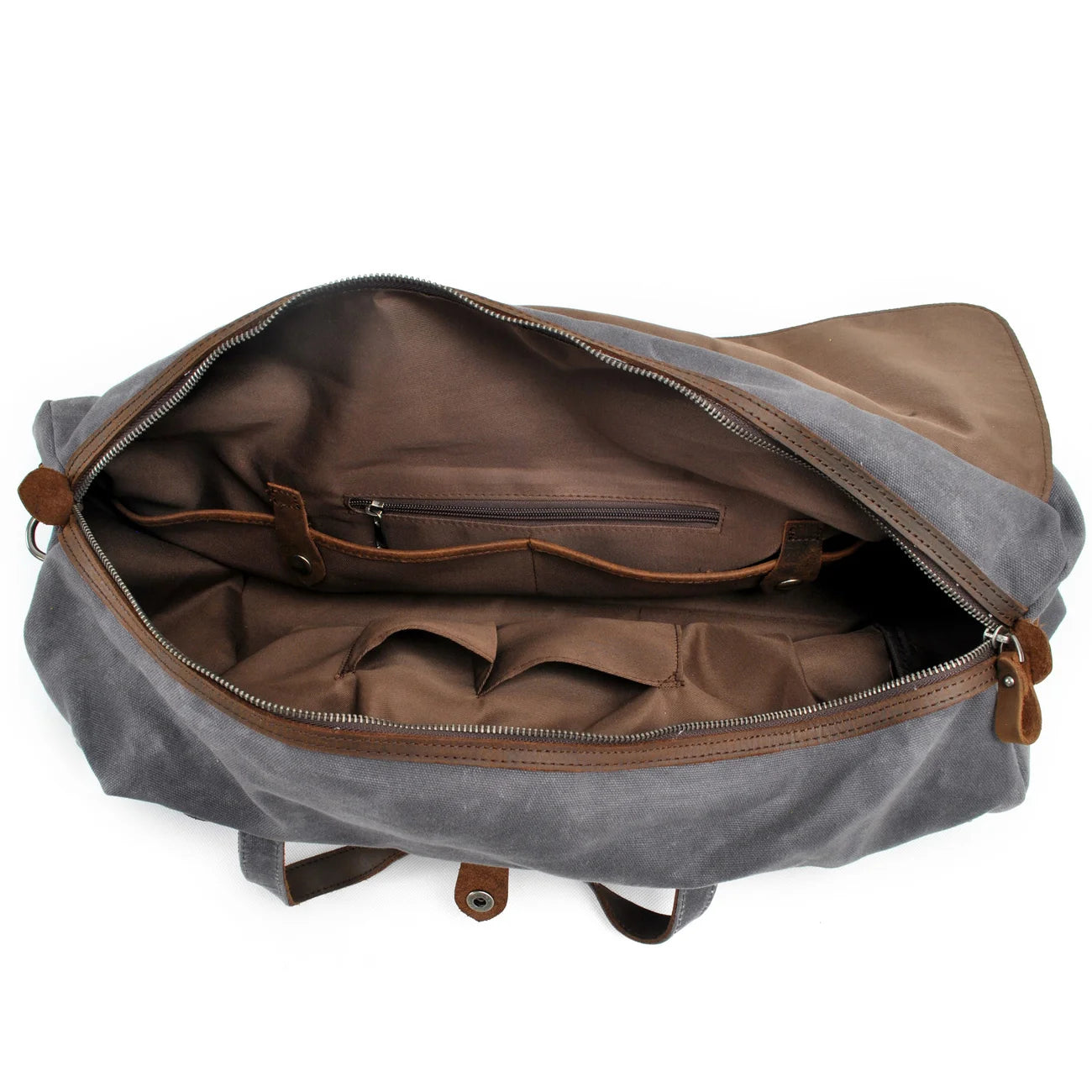 Grand Adventure Canvas and Leather Large Capacity Travel Duffel Weekender Bag