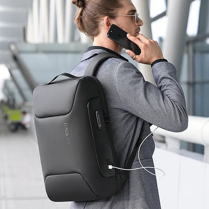 BANGE Anti-Theft Multifunctional Waterproof Business Laptop Backpack