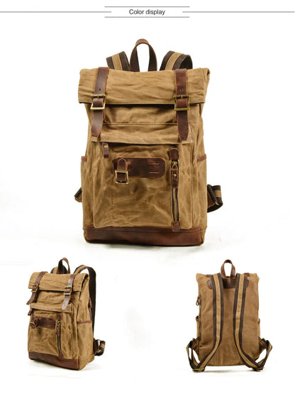 American Knight Breathable Canvas Durable Adventure Backpack