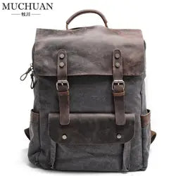 American Knight Breathable Canvas Durable Adventure Backpack