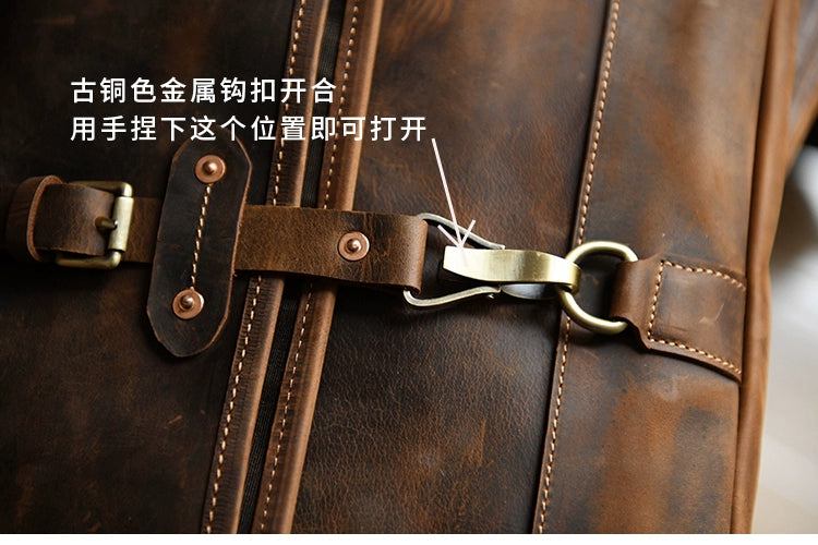 Luxury Genuine Cowhide Leather Folding Cover Casual Fixed Gear Motorcycle Shoulder Bag