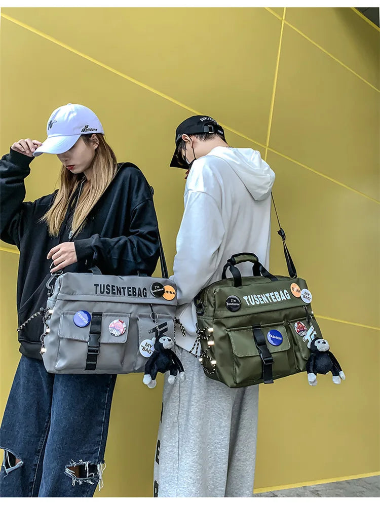 Urban Adventure Casual Hip Hop Vibe Techwear Multifuctional Tusente Bag