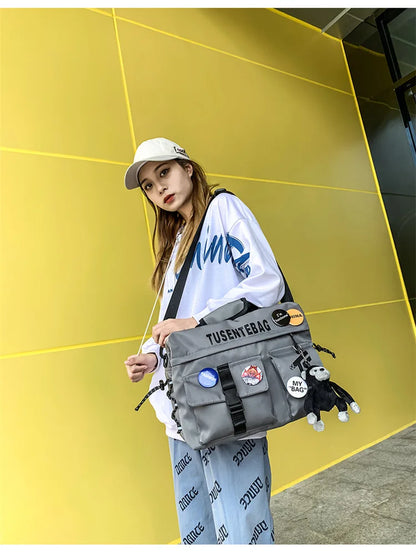 Urban Adventure Casual Hip Hop Vibe Techwear Multifuctional Tusente Bag