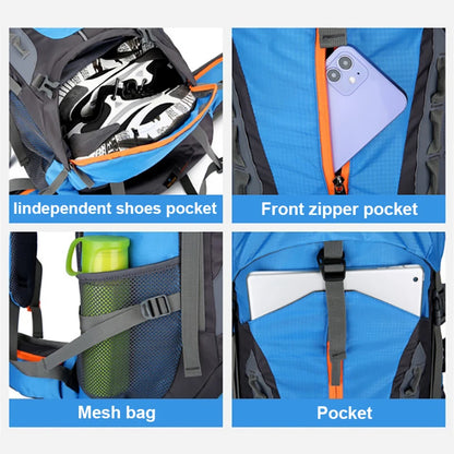 70L Large Camping Mountaineering Trekking Backpack