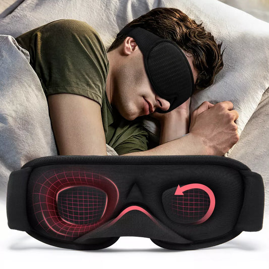 Soft Sleep Total Blackout Breathable 3-D Travel Eye Mask