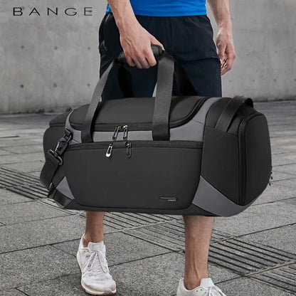 BANGE 30L Waterproof Wet/Dry Separation Gym Bag