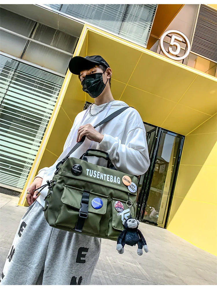 Urban Adventure Casual Hip Hop Vibe Techwear Multifuctional Tusente Bag