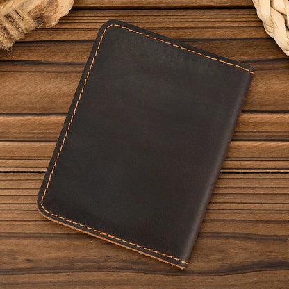 Genuine Leather RFID-Blocking Anti-Theft Travel Essential Card Holder