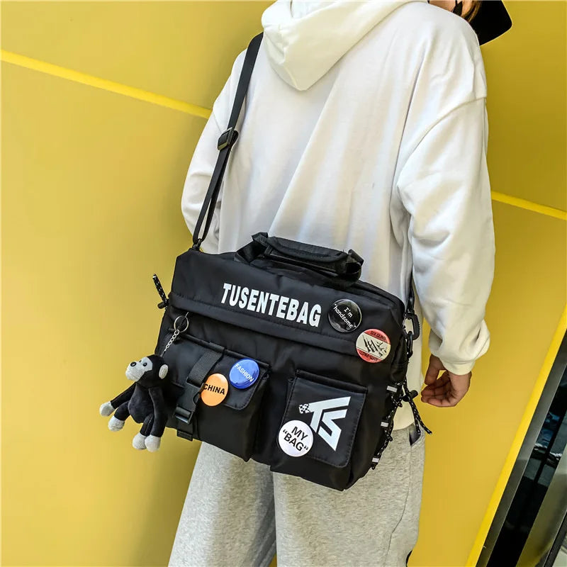 Urban Adventure Casual Hip Hop Vibe Techwear Multifuctional Tusente Bag