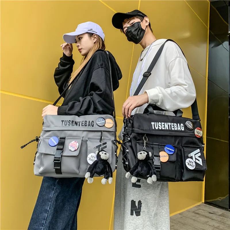 Urban Adventure Casual Hip Hop Vibe Techwear Multifuctional Tusente Bag