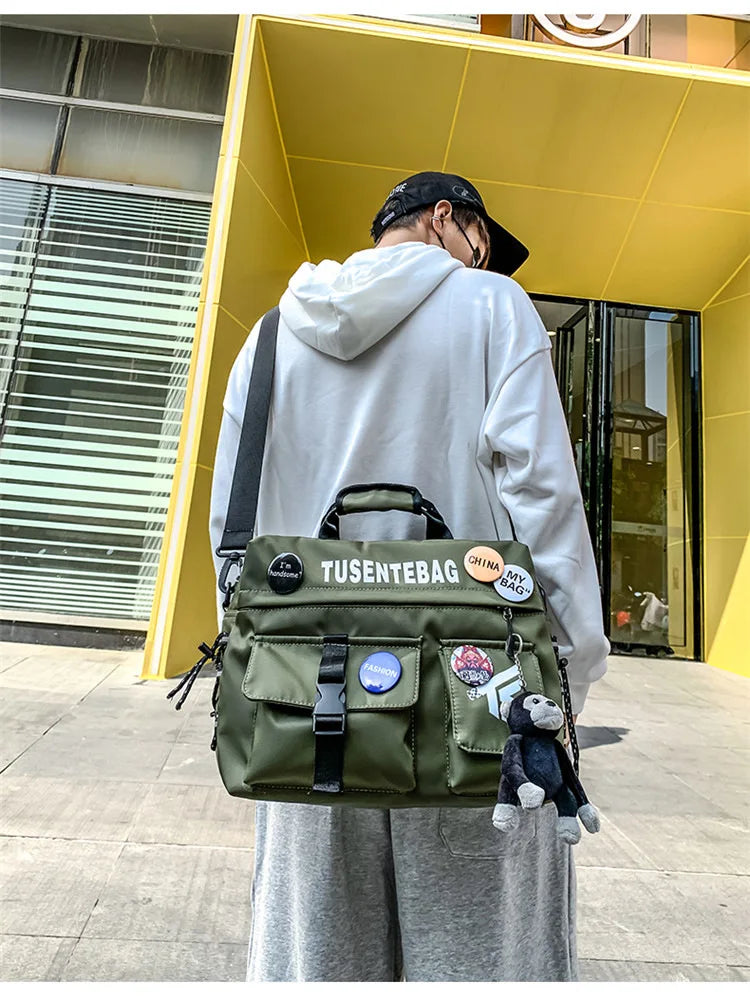 Urban Adventure Casual Hip Hop Vibe Techwear Multifuctional Tusente Bag