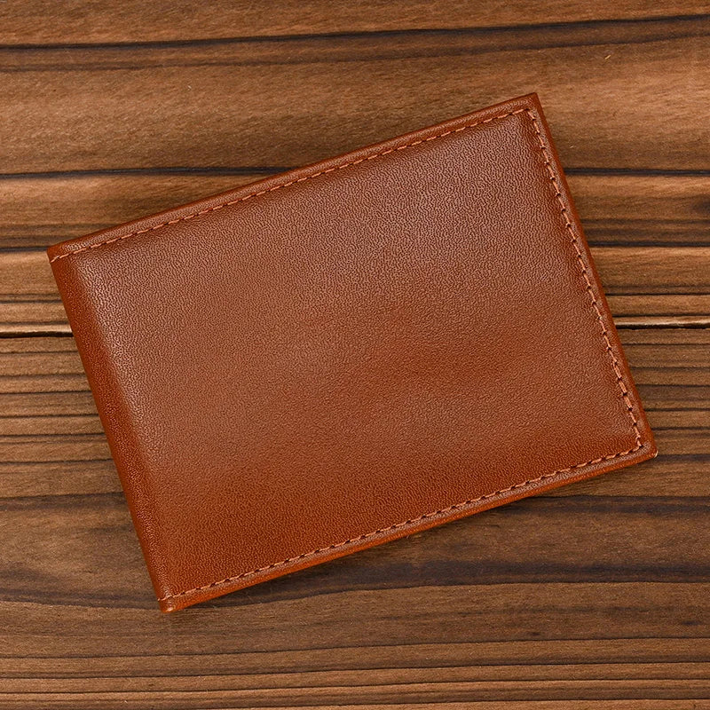 Genuine Leather RFID-Blocking Anti-Theft Travel Essential Card Holder