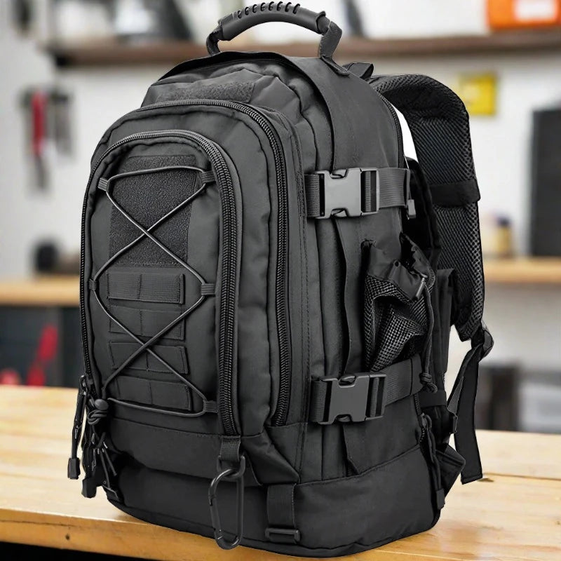 Extra Large Expandable 40-60L Water Resistant Tactical Backpack