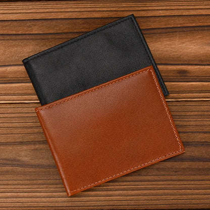 Genuine Leather RFID-Blocking Anti-Theft Travel Essential Card Holder