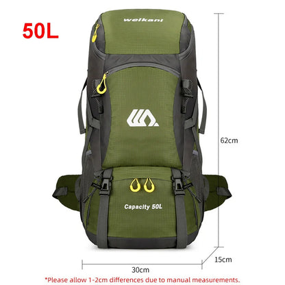 50L Waterproof Outdoor Camping Backpack