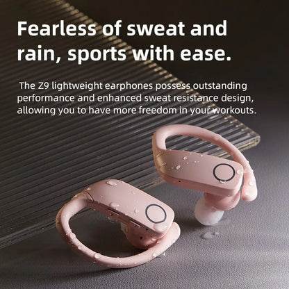 Sanag Z9 Wireless Bluetooth Ear Hook Waterproof Sports Running Earphones