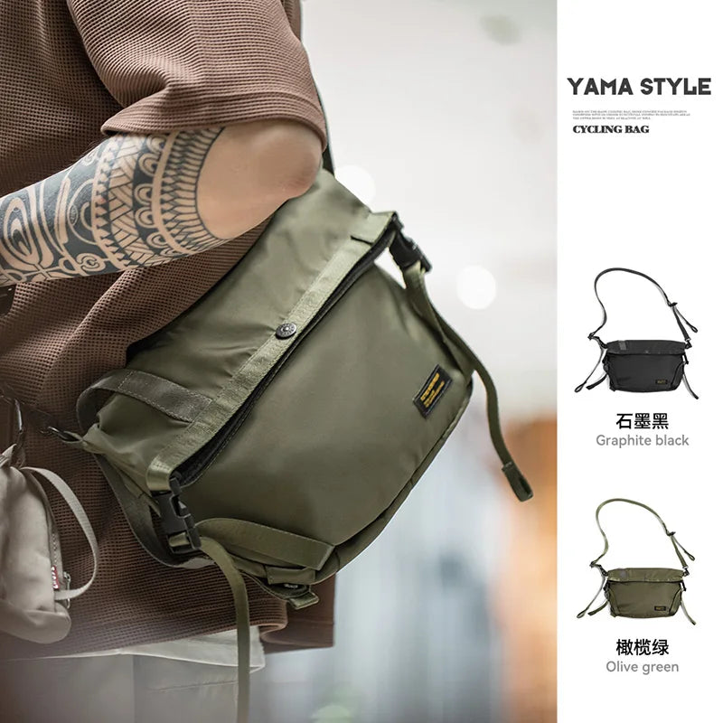 Yama-Style Adjustable Multifunctional Crossbody Messenger Bag