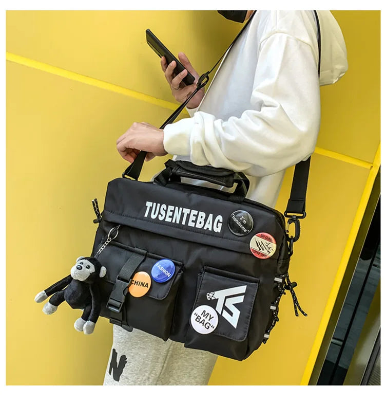 Urban Adventure Casual Hip Hop Vibe Techwear Multifuctional Tusente Bag