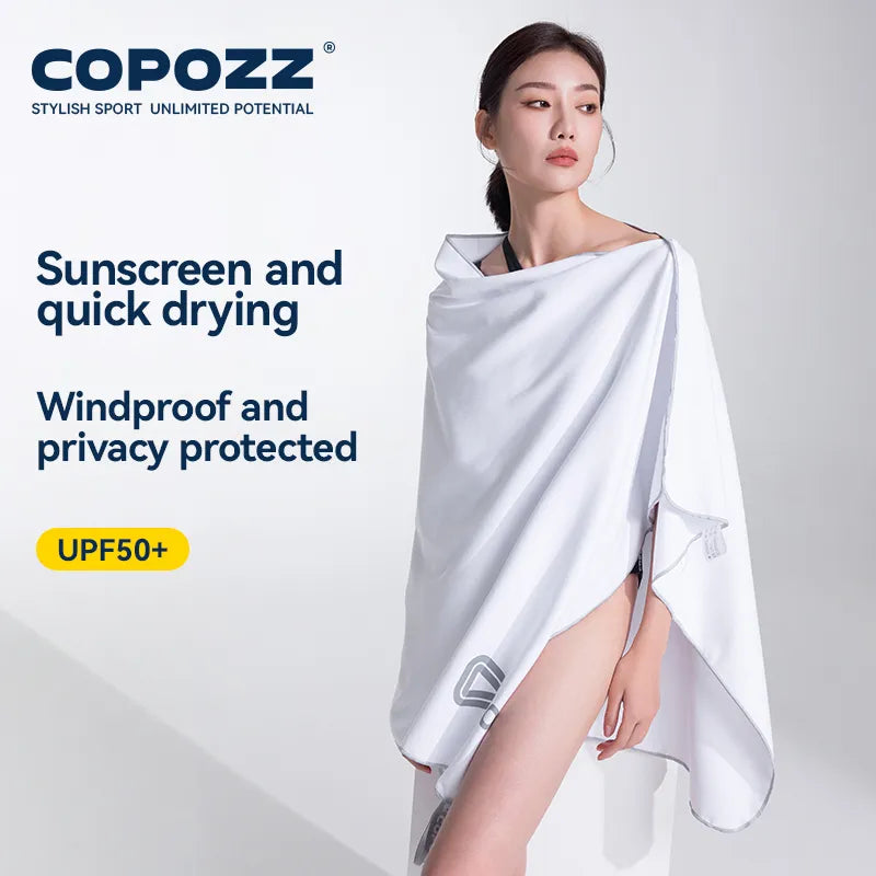 COPOZZ Sports Microfiber Quick Dry Beach Towel