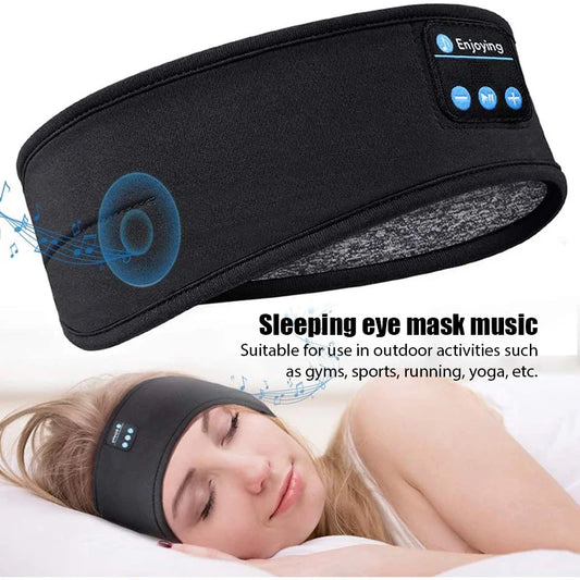 Wireless Bluetooth Over the Ear Sleeping Eye Mask Headband