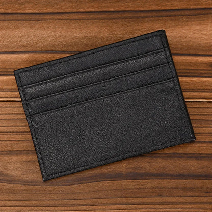 Genuine Leather RFID-Blocking Anti-Theft Travel Essential Card Holder