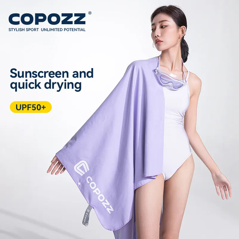 COPOZZ Sports Microfiber Quick Dry Beach Towel