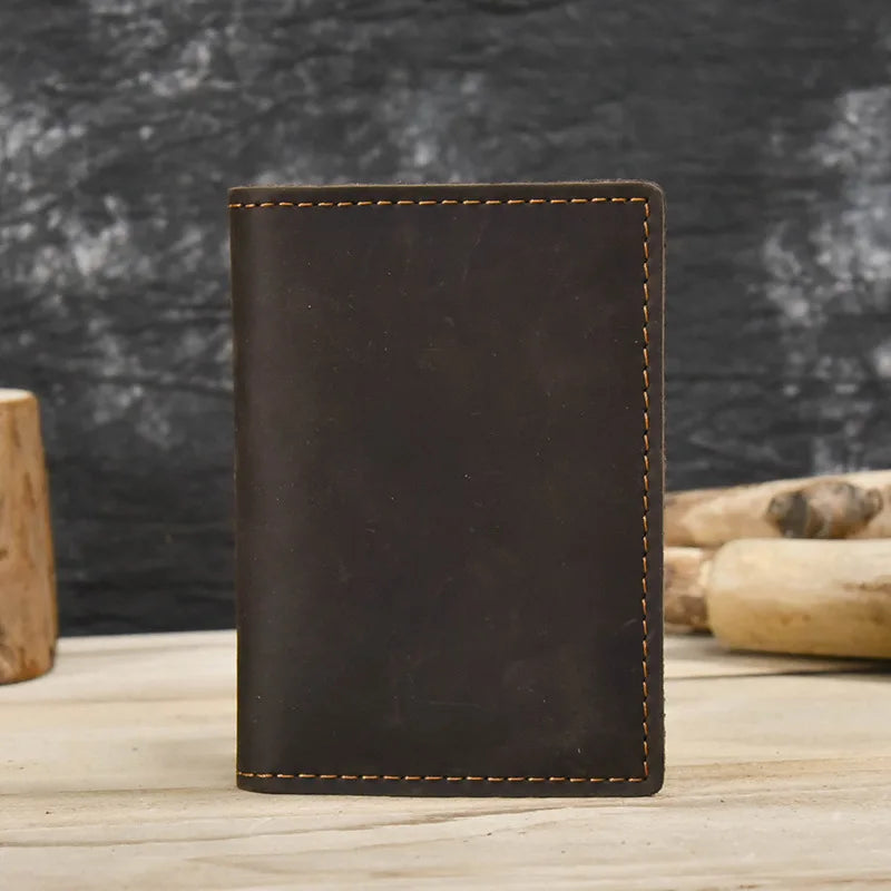 Genuine Leather RFID-Blocking Anti-Theft Travel Essential Card Holder