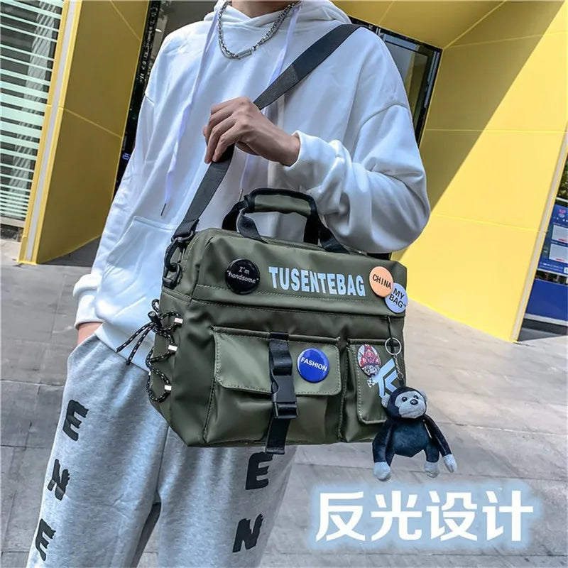 Urban Adventure Casual Hip Hop Vibe Techwear Multifuctional Tusente Bag