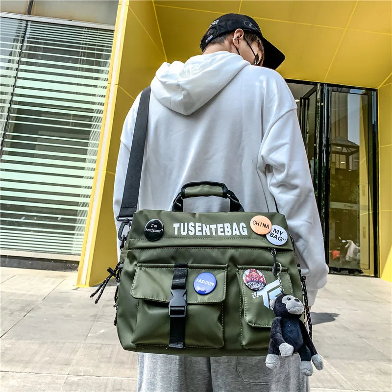 Urban Adventure Casual Hip Hop Vibe Techwear Multifuctional Tusente Bag